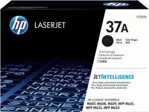 Toner Cartridge 37A, für HP Drucker, ca. 11.000 Seiten, schwarz