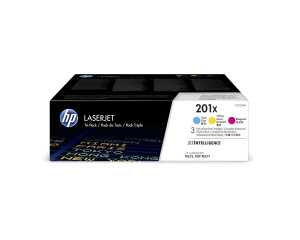 Multipack Toner Cartridge 201 xM f HP Drucker 3x ca 2300 Seiten C/M/Y
