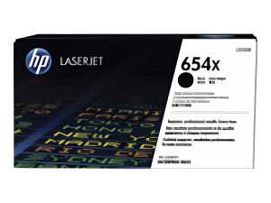Toner Cartridge 654X, für HP Drucker, ca. 20.500 Seiten, schwarz