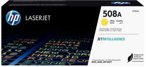 Toner Cartridge 508A, für HP Drucker, ca. 5.000 Seiten, gelb