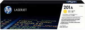Toner Cartridge 201A, für HP Drucker, ca. 1.330 Seiten, gelb