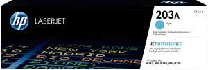 Toner Cartridge 203A, für HP Drucker, ca. 1.300 Seiten, cyan