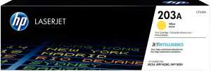 Toner Cartridge 203A, für HP Drucker, ca. 1.300 Seiten, gelb