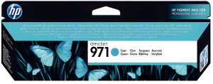 Tintenpatrone 971, für HP Drucker, ca. 2.500 Seiten, cyan