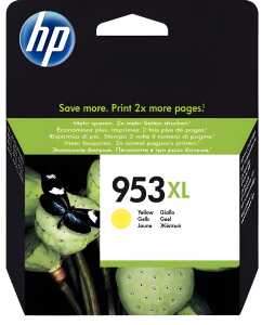 Tintenpatrone 953XL, für HP Drucker, ca. 1.450 Seiten, gelb