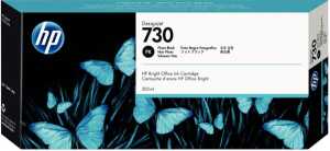 Tintenpatrone 730, für HP Drucker, 300 ml, photo schwarz