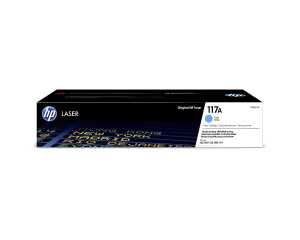 Toner Cartridge 117A, für HP Drucker, ca. 700 Seiten, cyan