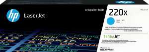Toner Cartridge 220X, HP LaserJet, für 5.500 Seiten, cyan