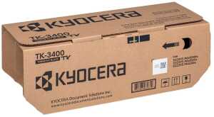 Toner-Kit TK-3400 für Kyocera Drucker, ca. 12.500 Seiten, schwarz