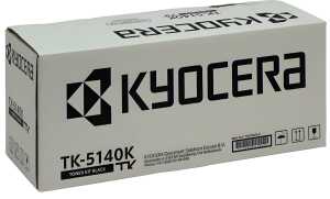 Toner TK-5140K, für Kyocera Drucker, ca. 7.000 Seiten, schwarz