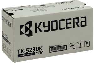 Toner-Kit TK-5230K, für Kyocera Drucker, ca. 2.600 Seiten, schwarz