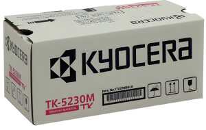 Toner-Kit TK-5230M, für Kyocera Drucker, ca. 2.200 Seiten, magenta