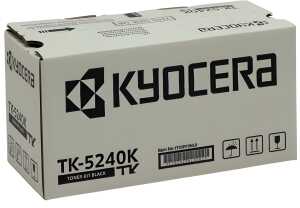 Toner-Kit TK-5240K, für Kyocera Drucker, ca. 4.000 Seiten, schwarz
