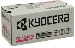 Toner-Kit TK-5240M, für Kyocera Drucker, ca. 3.000 Seiten, magenta