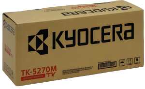 Toner-Kit TK-5270M, für Kyocera Drucker, ca. 6.000 Seiten, magenta