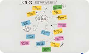 Design-Whiteboard ESSENCE, 119,5 x 200 cm, emailliert, rahmenlos,