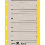 Trennblätter, DIN A4 Überbreite, gelb, 230g/qm...