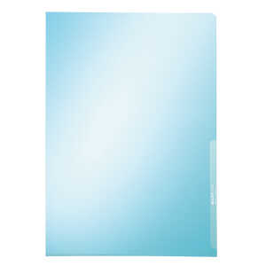 Sichthülle, A4, blau, PVC-Folie, oben/rechts offen K 100 Stück