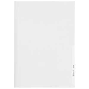 Sichthülle, A4, farblos, PVC-Folie, oben/rechts offen,