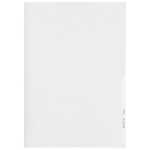 Sichthülle, A4, farblos, PVC-Folie, oben/rechts offen,