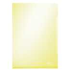 Sichthülle, A4, gelb, PVC-Folie, 15 my, oben/rechts...