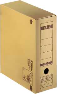 Archivschachtel naturbraun, DIN A3, Buchförmig aufklappbar, 5 Stück