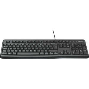 Logitech Tastatur K120 Windows® universell USB-A schwarz