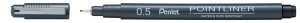 Fineliner permanent 0,5 mm schwarz