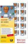 Briefmarke 0,95 Bogen, Motiv 10er Packung, vom Umtausch...