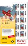 Briefmarke 1,10 Bogen, Motiv 10er Packung, vom Umtausch...