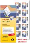 Briefmarke 2,90 Bogen, Motiv 10er Packung, vom Umtausch...