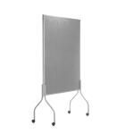 Trennwand, mobil, feststellbare Rollen, 49 x 196 x 122...
