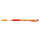 Feinschreiber pointVisco, mit weicher Griffzone, Clip, rot