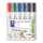 Whiteboardmarker-Set, Strichstärke: 2 mm, Rundspitze, 6er Etui