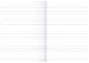 Kanzleibogen, LIN 21, 80g/qm, liniert, 250 Bogen, gefalzt A3 auf A4