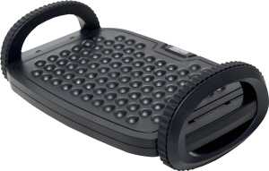 Fußstütze Footness SWING Höhenverstellbar Oberfläche m Noppen, schwarz