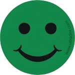 Magnet, Smily, fröhliches Gesicht, grün,...