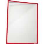 Infotasche, magnetisch, A4, rot