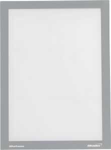 Inforahmen Ultraframe, silber Magnetrahmen für Aushänge