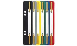 LEITZ Heftstreifen, 35 x 158 mm, Ka rton, blau (80370135)