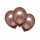 amscan Luftballons Satin Luxe kupfer Ø27,5cm 6 Stück