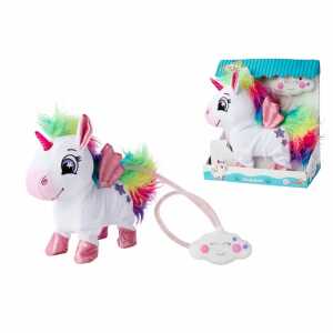Plüsch PetZoo Rainbow Unicorn interaktiv 24cm