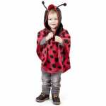 Umhang Marienkäfer Kinder Einheitsgröße