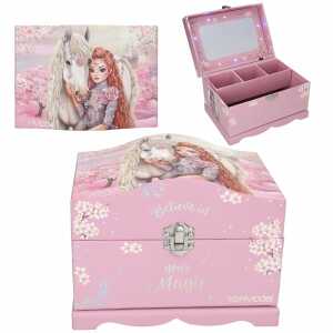 DEPESCHE TOPModel Schmuckschatulle VIVA VIOLET mit Licht rosa