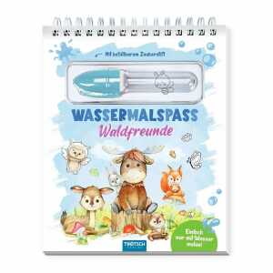 Wassermalspass Waldfreunde Ausmalblock mit befüllbarem Zauberstift