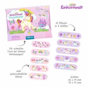 TRÖTSCH Trostpflaster Einhornwelt klein und groß