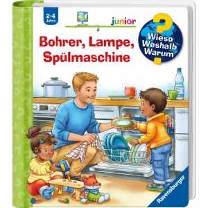 Buch Wieso? Weshalb? Warum? Junior Bohrer, Lampe, Spülmaschine