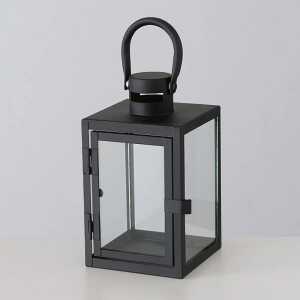 BOLTZE Laterne Arana schwarz 25cm