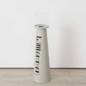 BOLTZE Windlicht Willkommen 113cm