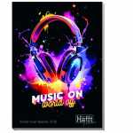 Häfft Schülerkalender 25/26 Music on World off. A5